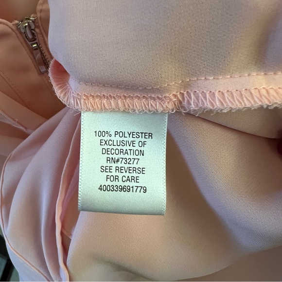 Candie’s Lace Back Blouse- Blush Pink - Picture 9 of 9